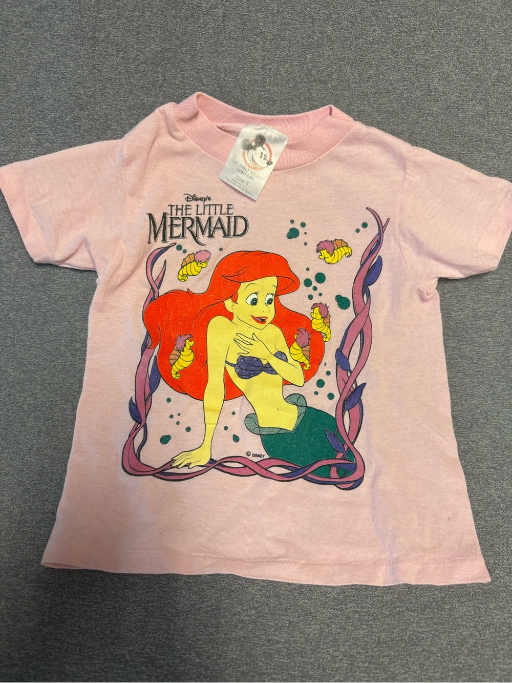 Disney Pink The Little Mermaid Ariel Graphic Tee